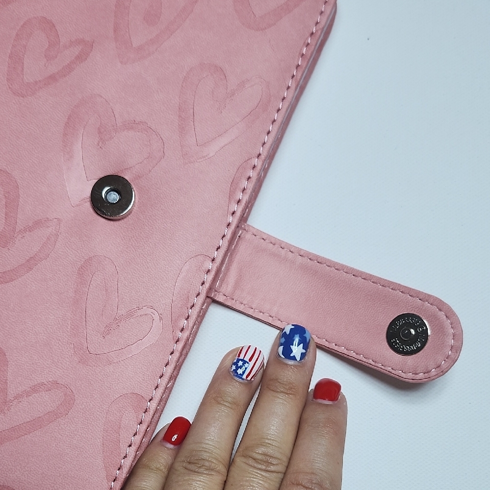 Pink Heart Patterned Notebook - Picture 2 of 9